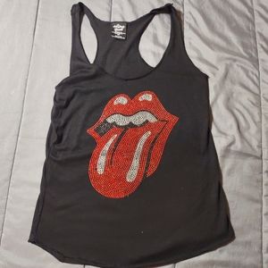 Bravado Black Tank Top with Red Graphic